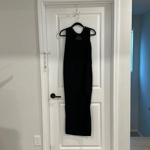 Asymmetrical Black Dress